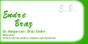endre braz business card